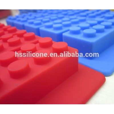 Bricks shaped rubber candy mint molds