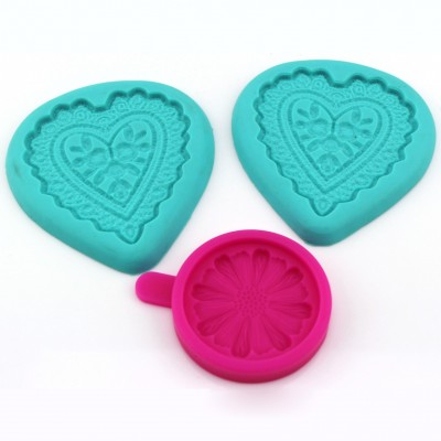 Custom design and Multi-shaped silicone flower molds for cake decorating