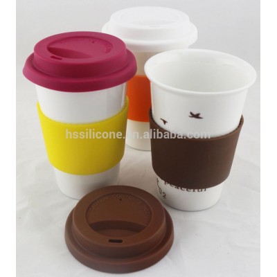 Custom design white coffee cups