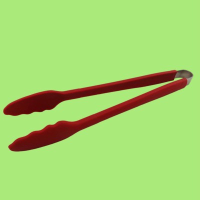 China Wholesale Heat Resistant Food Grade Kitchen Accessories Silicone Tong Utensils