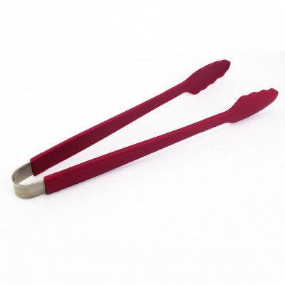 Factory Custom Silicone Kitchen Food Plastic Tongs