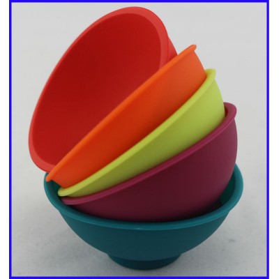 Colorful New and Innovative Food Grade Silicone Bowl