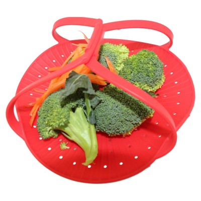 Silicone Vegetable travel food steamer