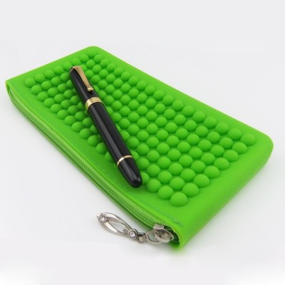 Pretty Cool Zipper Silicone Custom Made Pencil Case